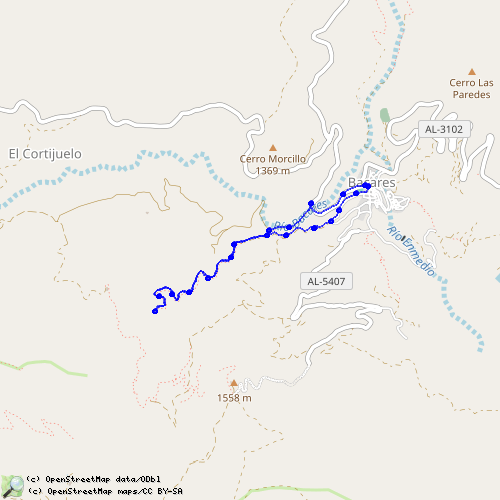 Sendero del agua de Bacares (SL-A-298) 