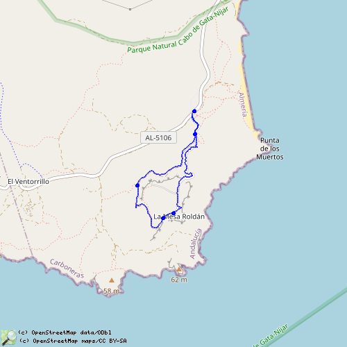 Sendero Mesa Roldán (SL-A-104) 