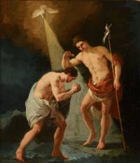 San Juan bautizando a Jesús. Francisco de Goya