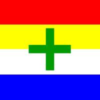 Bandera de la Hermandad del Resucitado, en Abla