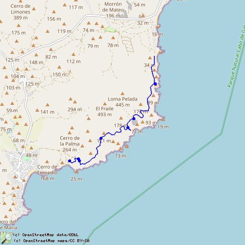 Sendero de Loma Pelada (SL-A-103)