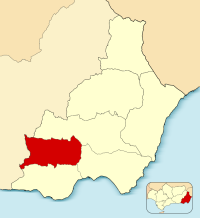 Mapa de Alpujarra almeriense