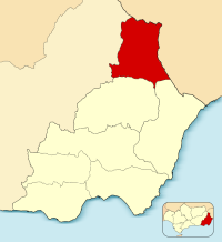 Mapa de Los Vélez